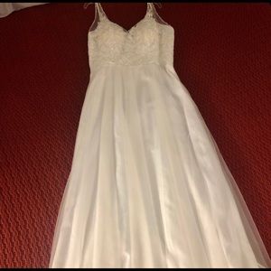 NWT White Lace Dress - wedding dress
